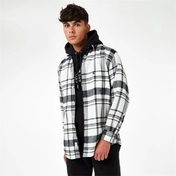 Jack Wills Flannel Check Shirt - Ecru Check