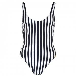 Watercult Seaf Low Back Swimsuit - 546 WHITE-NAVY