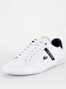 Lacoste Chaymon Trainers - White, Size 6, Men