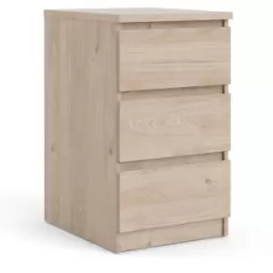 Naia Bedside 3 Drawers in Jackson Hickory Oak - Oak