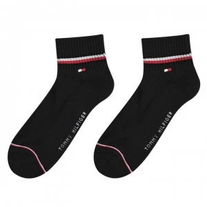 Tommy Bodywear Icon 2 Pack Socks - Black