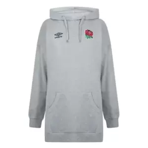 Umbro England Rugby Hoodie Womens - Grey