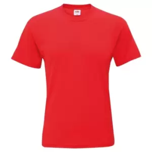 Fruit Of The Loom Mens Original Short Sleeve T-Shirt (3XL) (Red)