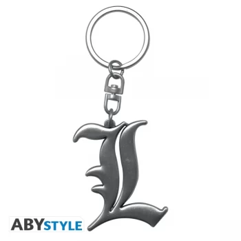 Death Note - L Symbol 3D Keychain