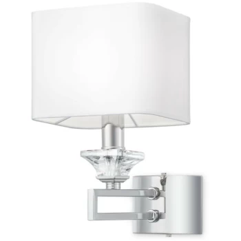 Maytoni Lighting - Maytoni Classic - Ontario Classic Ontario Chrome Wall Lamp with Shade