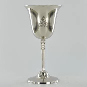 Goblet Nickle Finish - Triquetra 16cm