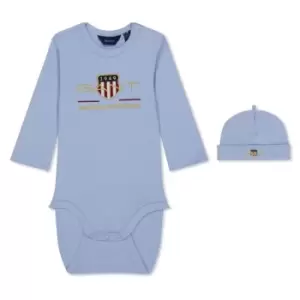 Gant Bodysuit & Hat - Blue