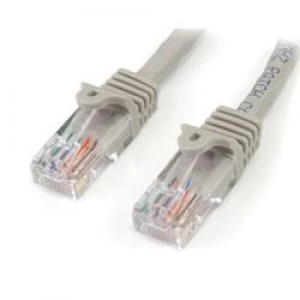 StarTech.com 10ft Cat5e Gray Snagless RJ45 UTP Cat 5e Patch Cable