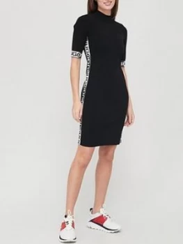 Hugo Boss Turtle Neck Dress Black Size M Women