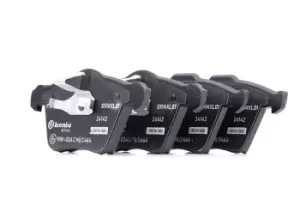 BREMBO Brake pad set XTRA LINE P 24 077X Brake pads,Brake pad set, disc brake FORD,VOLVO,S-MAX (WA6),GALAXY (WA6),V70 III (135),V60 (155, 157)