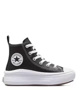 Converse Chuck Taylor All Star Move, Black, Size 1 Older