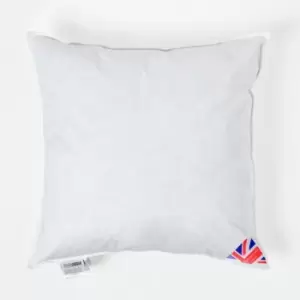 Duck Down Cushion Pad 60 x 60cm (24 x 24) - White - Homescapes