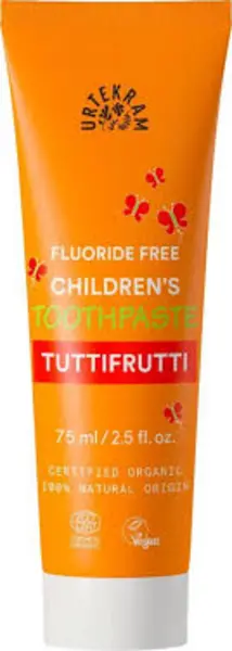 Urtekram Childrens Tutti Frutti Toothpaste 75ml