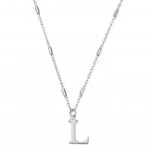 Iconic Initial L Silver Necklace SNCC4040L