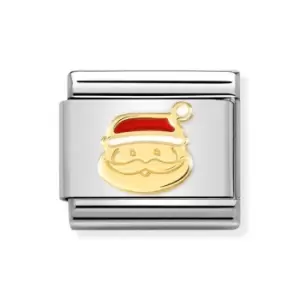 Nomination Classic Gold Santa Claus Charm