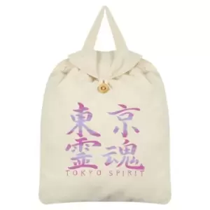 Tokyo Spirit Kanji Backpack (cream/Pink)