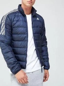 adidas Essential Down Jacket - Navy, Size L, Men