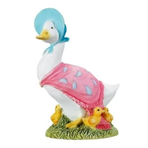 Jemima Puddle Duck with Ducklings Figurine