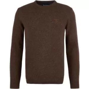 Barbour Tisbury Crew Neck Sweater Dark Sand Small