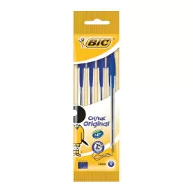 BIC Cristal 783990 Ballpoint Pen - Blue (4 Pack)