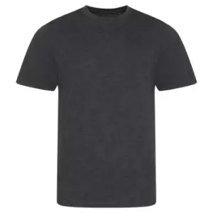 AWDis Mens Tri Blend T Shirt (Large) (Heather Charcoal)