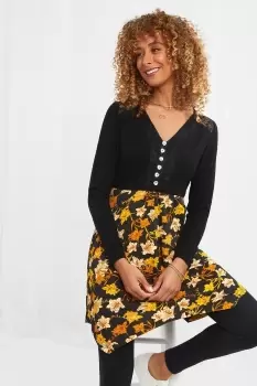 Flattering Autumn Florals Tunic