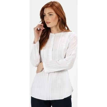 Regatta Maladee Long Sleeve Belted Shirt - 10 - white