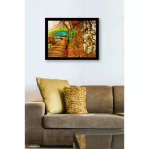 SC1022 Multicolor Decorative Framed MDF Painting