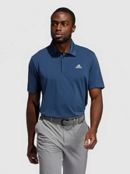 adidas Golf Ultimate 365 Solid Polo Shirt - Navy, Size L, Men