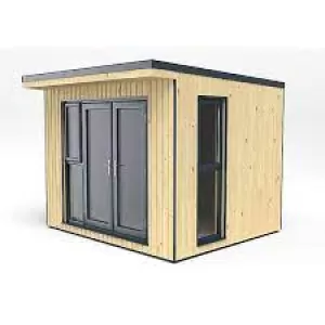 Forest Garden Xtend+ 10x9 Pent Tongue & groove Cabin - Assembly service included