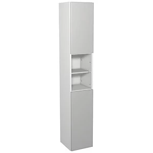 Wickes Vienna Grey Gloss Fitted Tall Tower Unit - 300mm