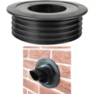 Pipesnug FlueSnug 100mm Black