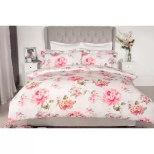 Belledorm Saara Duvet Cover Set (Double) (Blush)