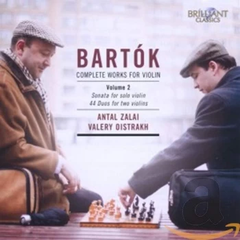 Antal Zalai - Bartok: Complete Works for Violin CD