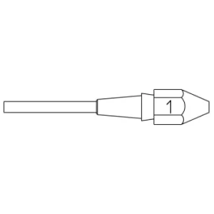 Weller T0051325099 XDS 1 Desoldering Tip 1.4 x 2.5 Length 10.5mm