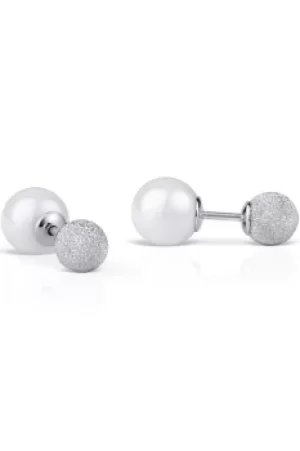 Bering White Steel Earrings 703-195-05