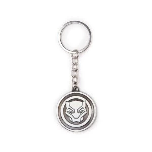 Marvel Comics - Black Panther Logo Keychain - Silver