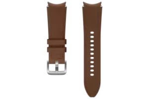 Samsung Galaxy Watch4/Watch4 Classic Hybrid Leather Strap (S/M) in Camel (ET-SHR88SAEGEU)