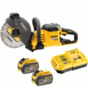 DEWALT DCS690 54v XR Cordless FLEXVOLT Cut Off Saw Disc Cutter 2 x 9ah Li-ion Charger No Case