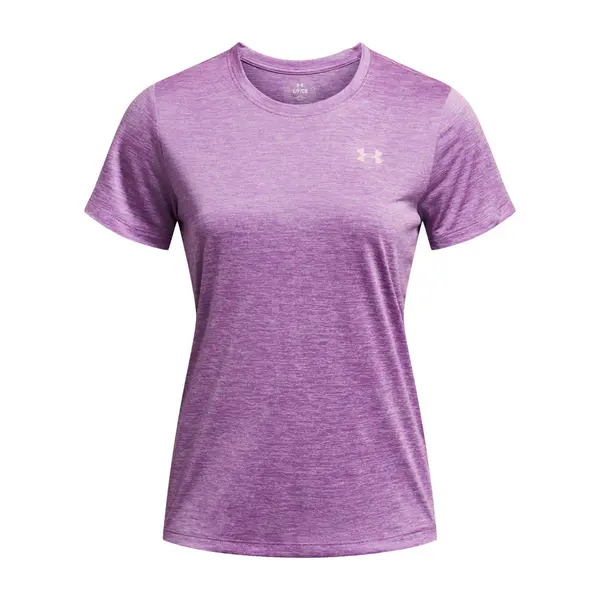 Under Armour Womens Tech Twist Short Sleeve V Neck T Shirt S- Bust 33.5- 35.5' Provence Purple Ace 1384230-560-S