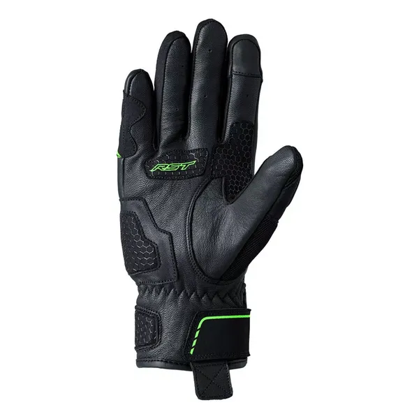 RST S1 Mesh Gloves Black Grey Neon Green Size 10