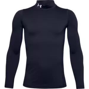 Under Armour Mock Neck Base Layer Top Junior Boys - Blue