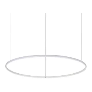 Ideal Lux LED Decorative Round Integrated Pendant Light White, 3000K