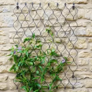 Outdoor Honeycomb Trellis Zinc