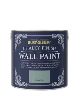 Rust-Oleum Chalky Wall Paint Coastal Blue 2.5L