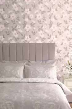 Laura Ashley Fleurir Wallpaper - Pink