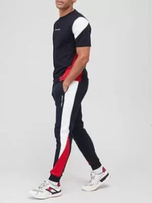 Tommy Sport Tommy Hilfiger Sport Block Seasonal Pant, Navy/Red/White, Size 2XL, Men