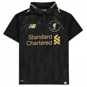 New Balance Liverpool 6 Times Football Shirt Junior - Black