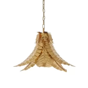 Anzio Pendant Ceiling Light Distressed Gold Finish