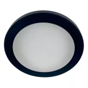 Spa 217mm Tauri LED Flush Ceiling Light Ring Satin Black